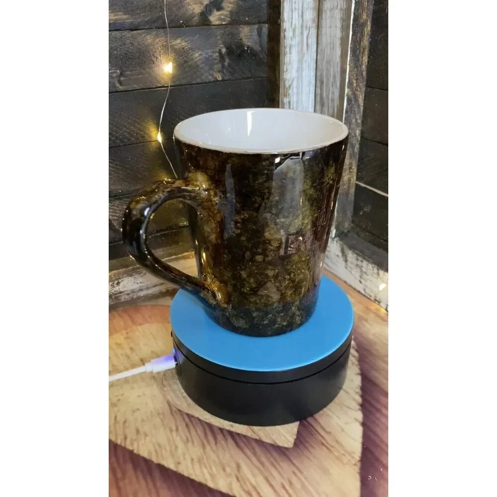 Rustic Woodgrain Camo And Faith Themed Peek A Boo Coffee Tea Cup Mug 4.5X3.5 in